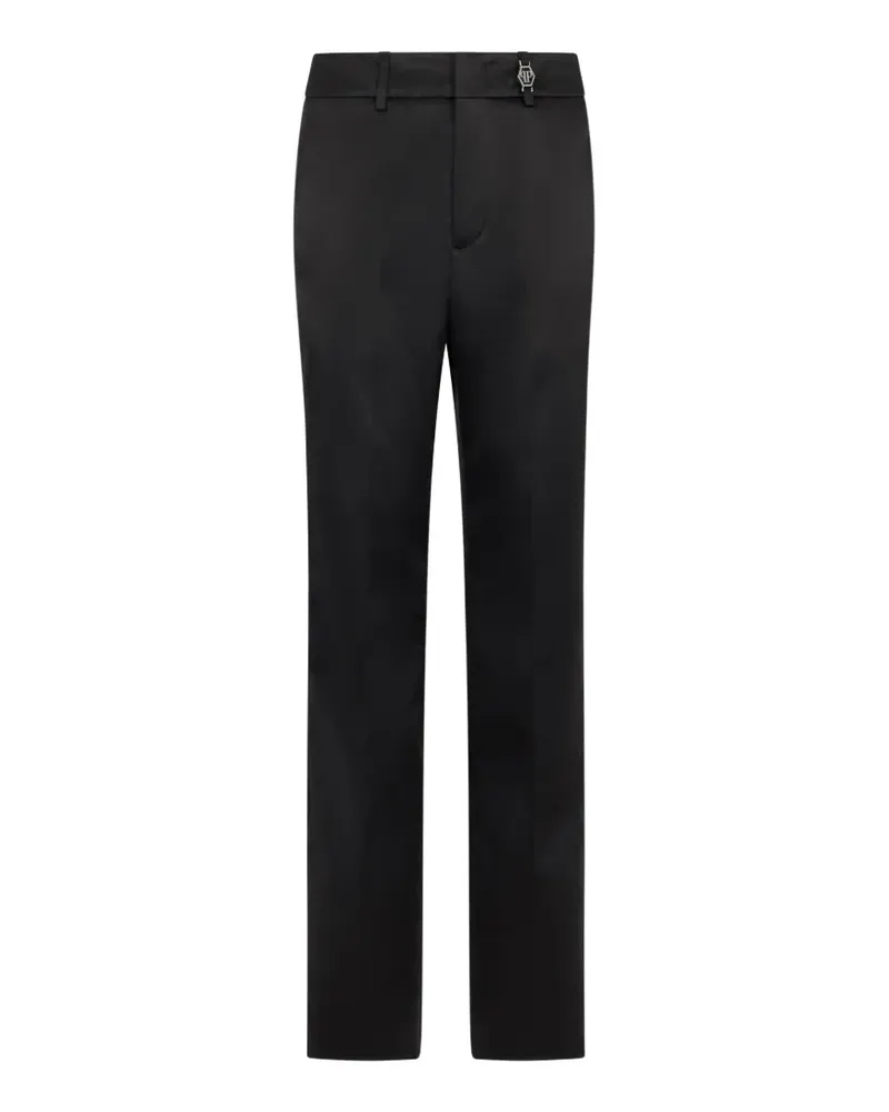 Philipp Plein Hose mit geradem Schnitt - Schwarz Schwarz
