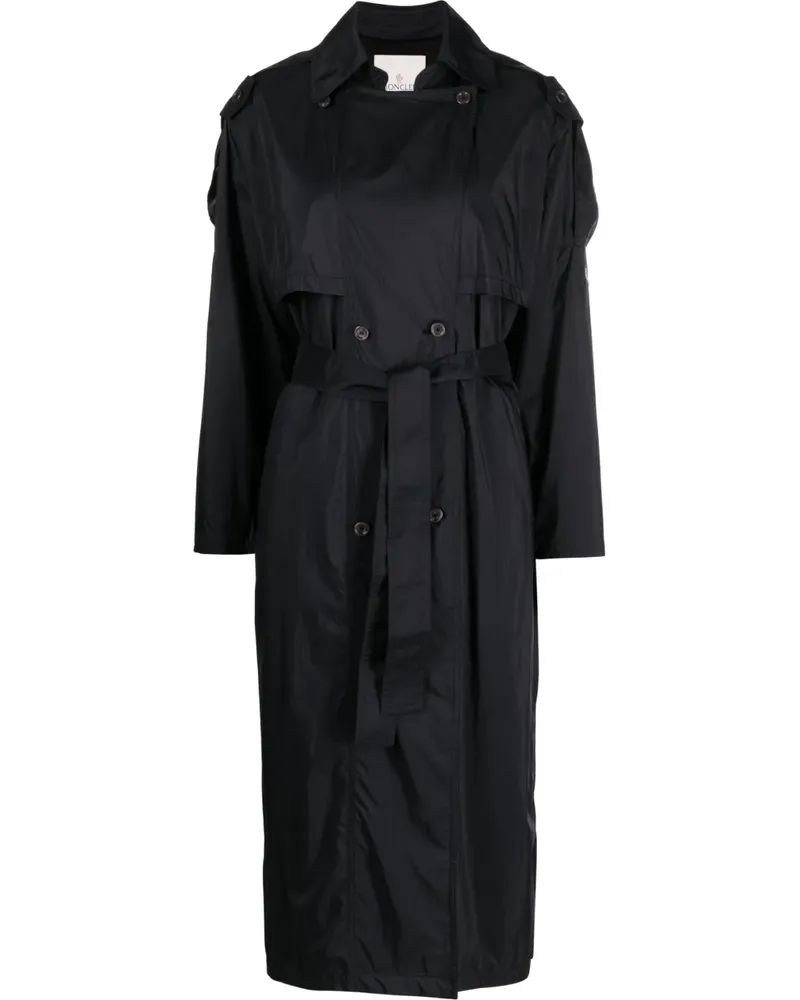 Moncler Deva Trenchcoat - Schwarz Schwarz