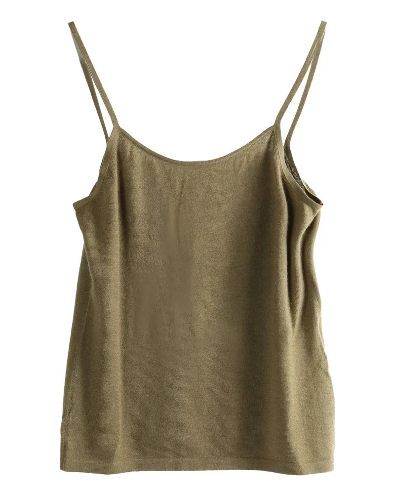 Uma Wang x 1436 sleeveless knitted tank top - Braun Braun