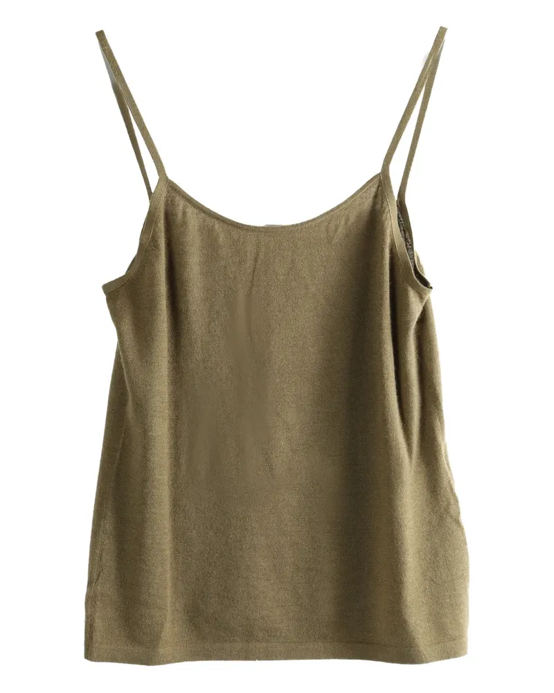 Uma Wang x 1436 sleeveless knitted tank top - Braun Braun