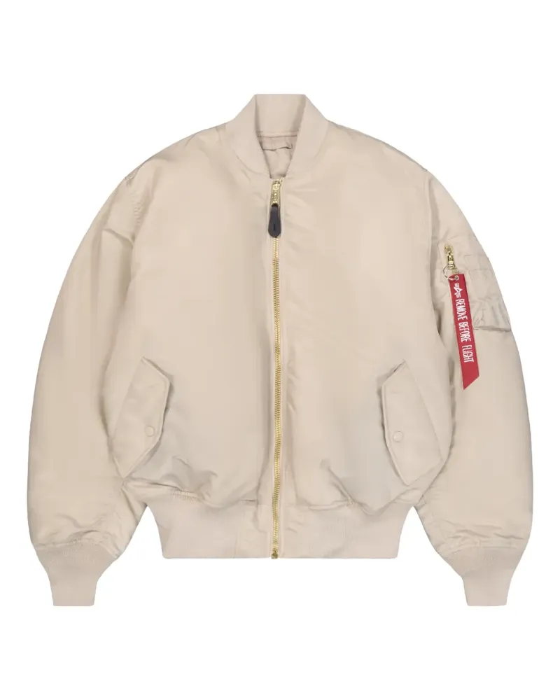 Alpha Industries MA-1 Heritage Jacke mit Taschen - Nude Nude