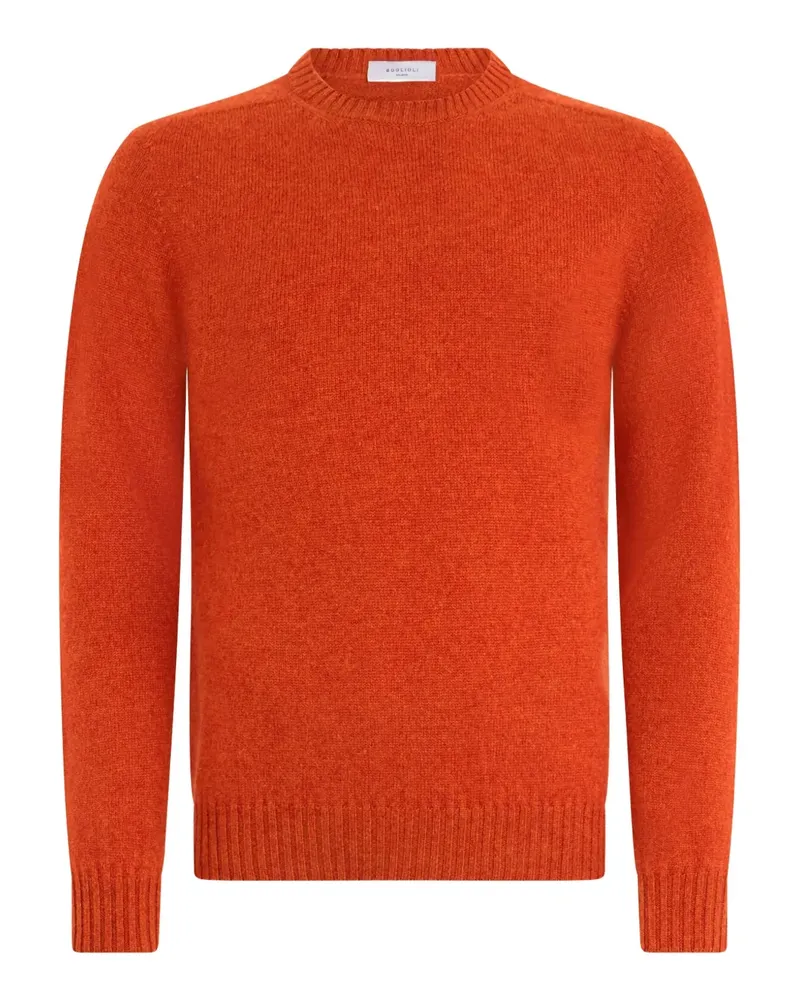 Boglioli crew-neck sweater - Orange Orange