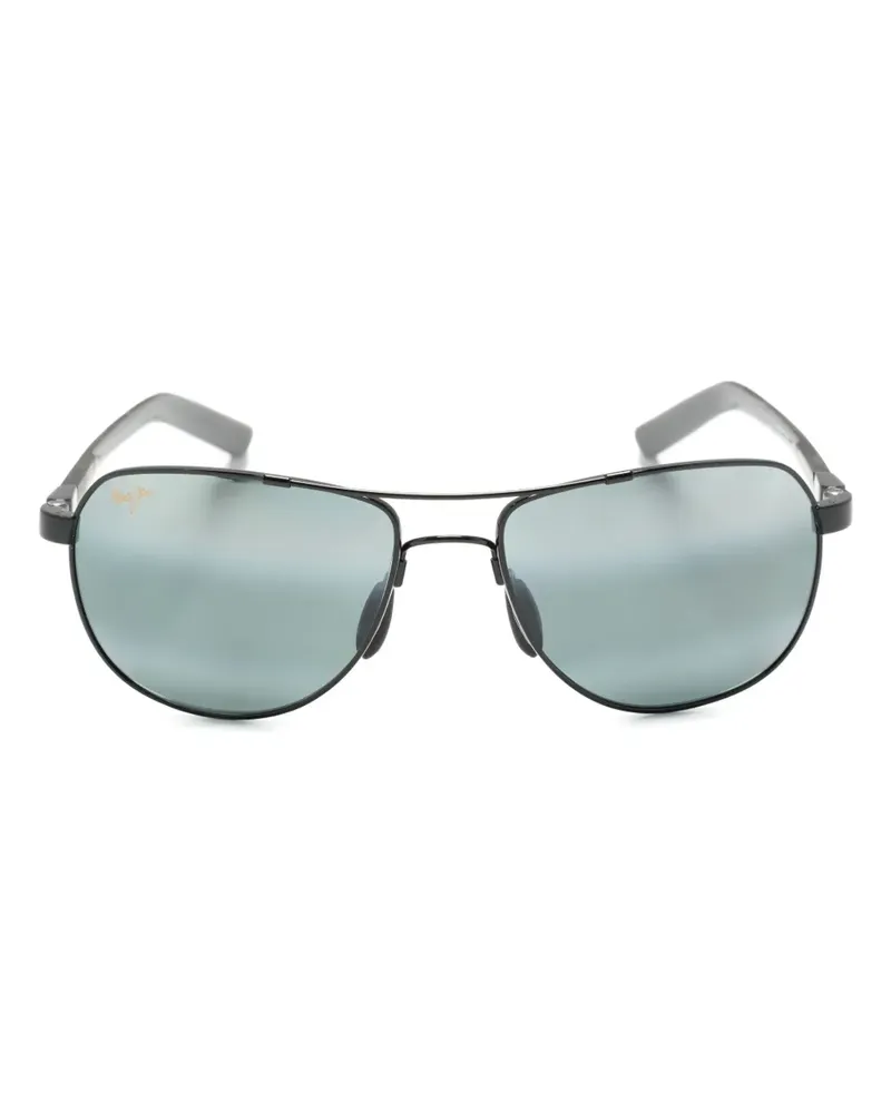 Maui Jim Guardrails Pilotenbrille - Schwarz Schwarz