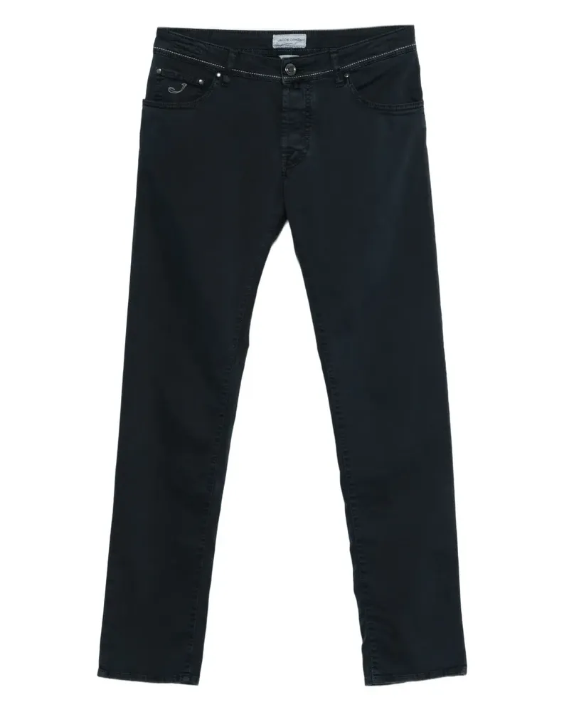 Jacob Cohën Jeans mit Nieten - Blau Blau