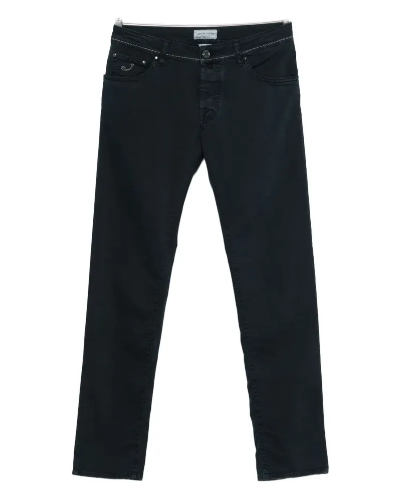 Jacob Cohën Jeans mit Nieten - Blau Blau