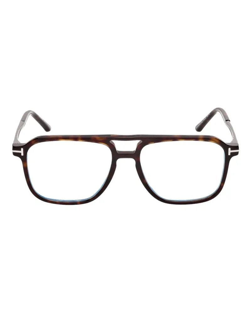 Tom Ford Navigator square-frame glasses - Braun Braun