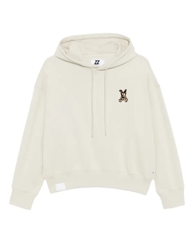 Izzue Hoodie mit Logo-Stickerei - Nude Nude