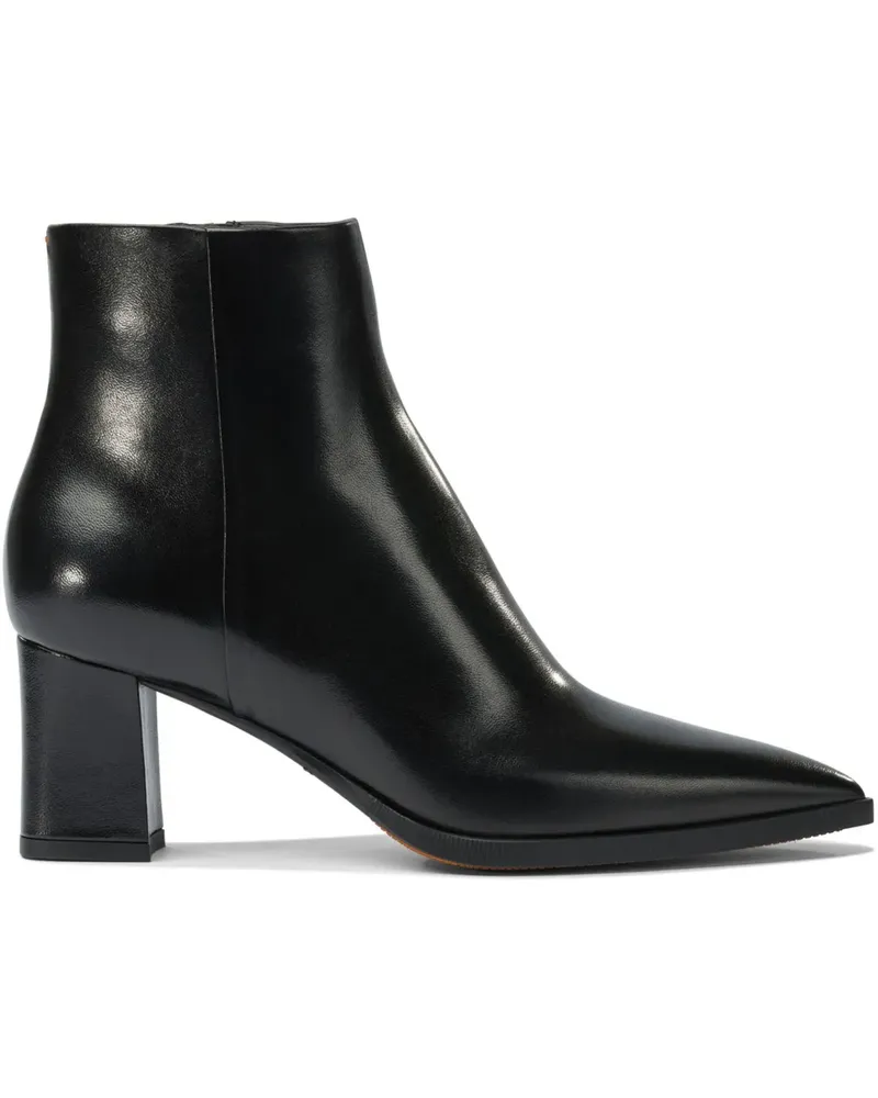 Santoni Knöchelhohe Stiefel 65mm - Schwarz Schwarz