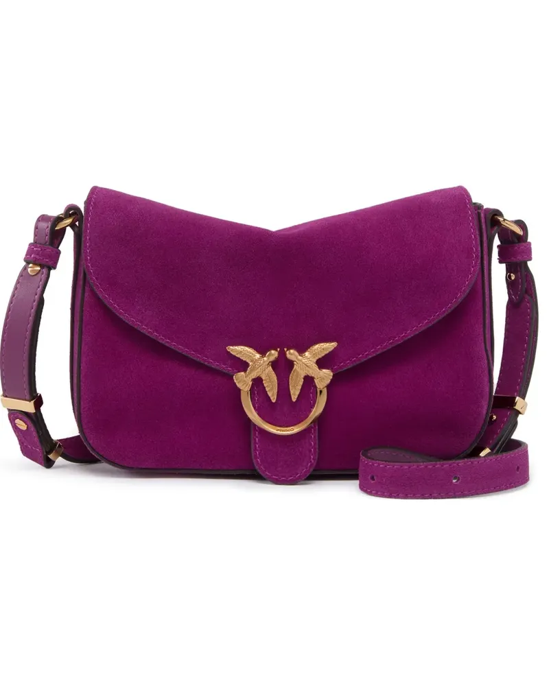 Pinko Love Birds Schultertasche - Violett Violett