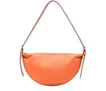 Mittelgroße Half Schultertasche - Orange
