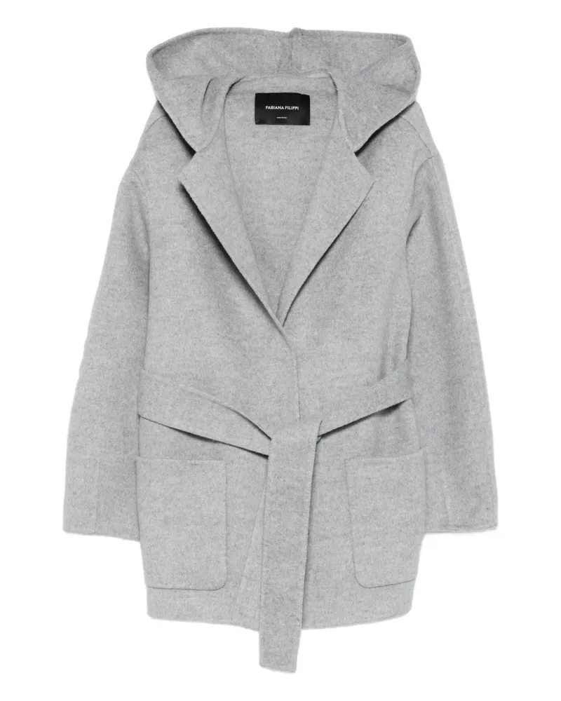 Fabiana Filippi Jacke mit Kapuze - Grau Grau