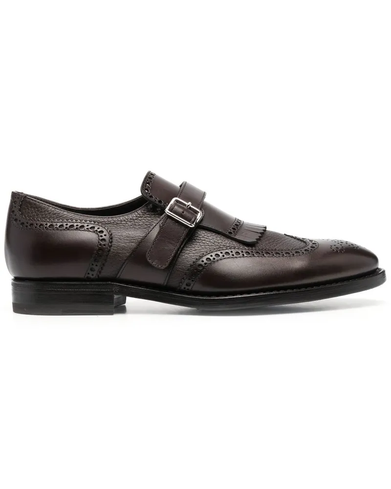 Henderson Perforierte Monk-Schuhe - Braun Braun