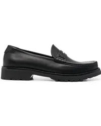 Saint Laurent Loafer mit Logo-Schild Schwarz