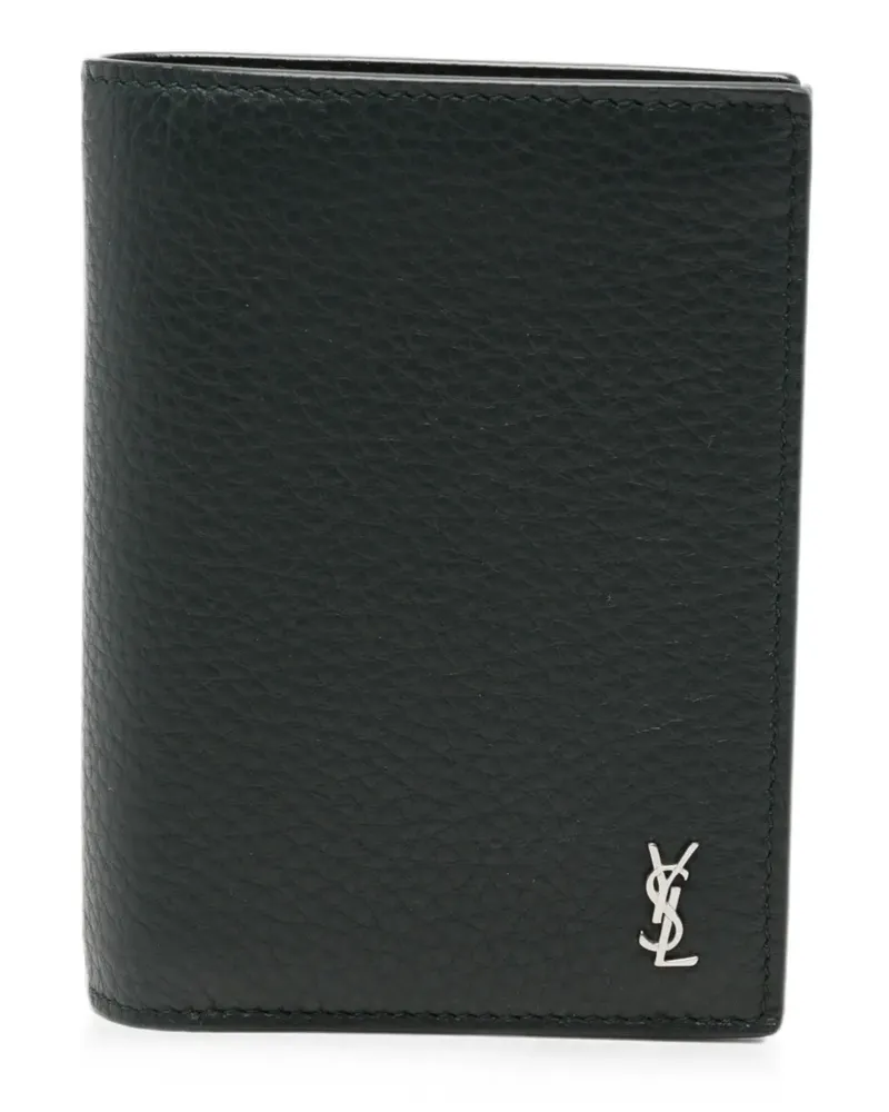 Saint Laurent Cassandre Portemonnaie - Schwarz Schwarz