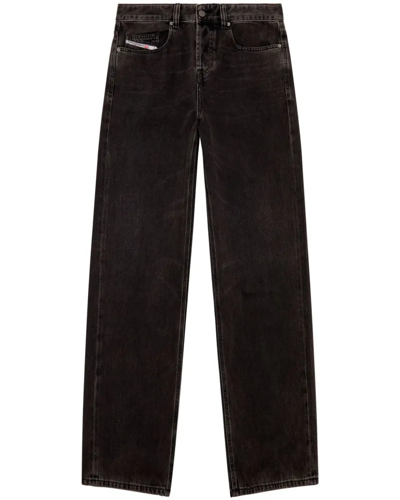 Diesel 2001 D-Marcro Straight-Leg-Jeans - Schwarz Schwarz