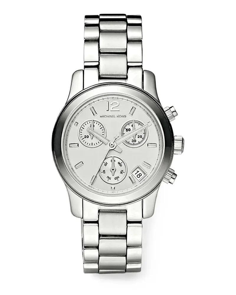 Michael Kors Runway Chronograph 33mm watch - Silber Silber