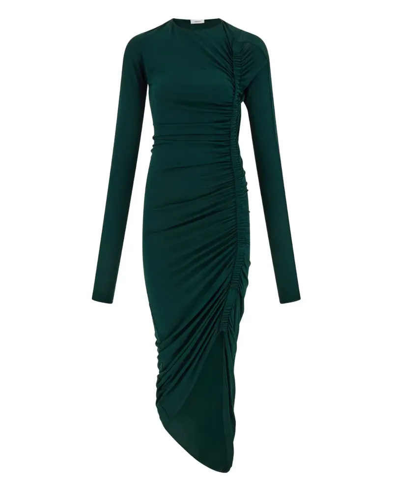 Ferragamo Asymmetrisches Maxikleid - Grün Grün