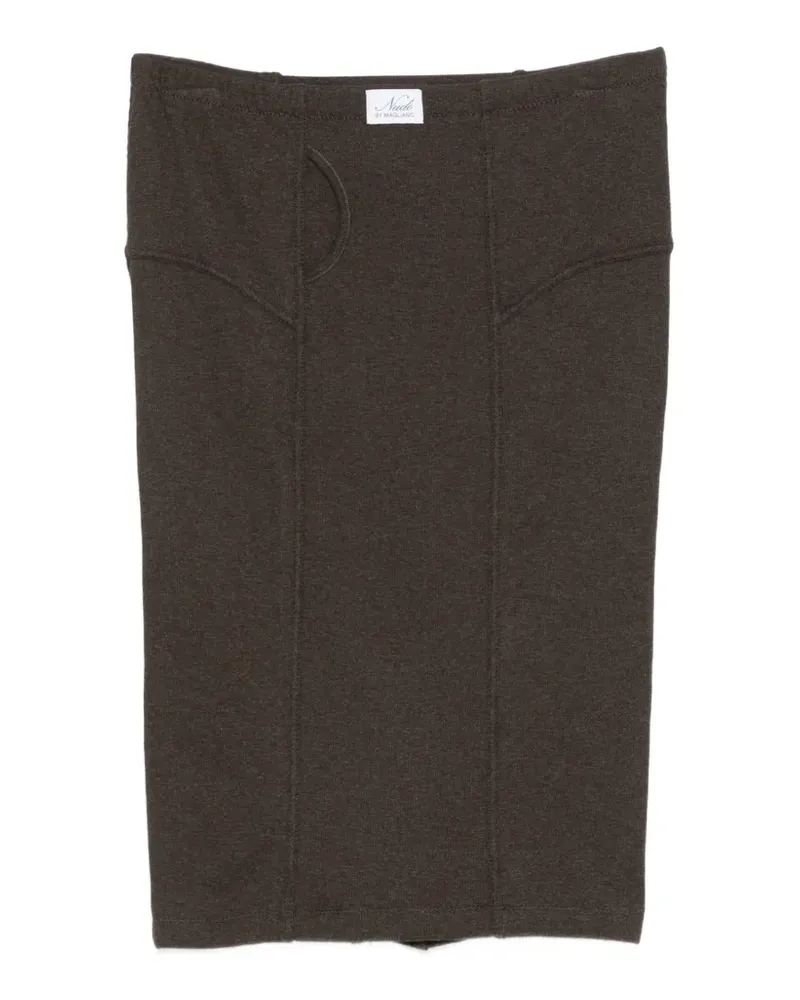 Magliano Nudo Mutanda mini skirt - Braun Braun