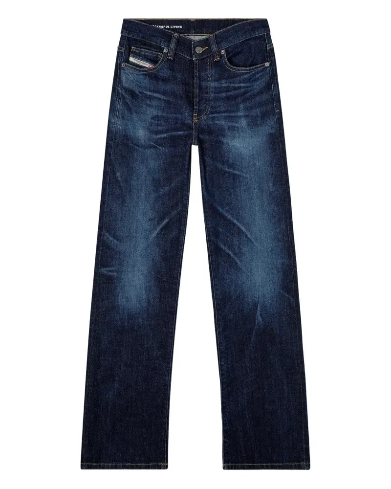 Diesel 1971 D-Sent high-waisted straight-leg jeans - Blau Blau