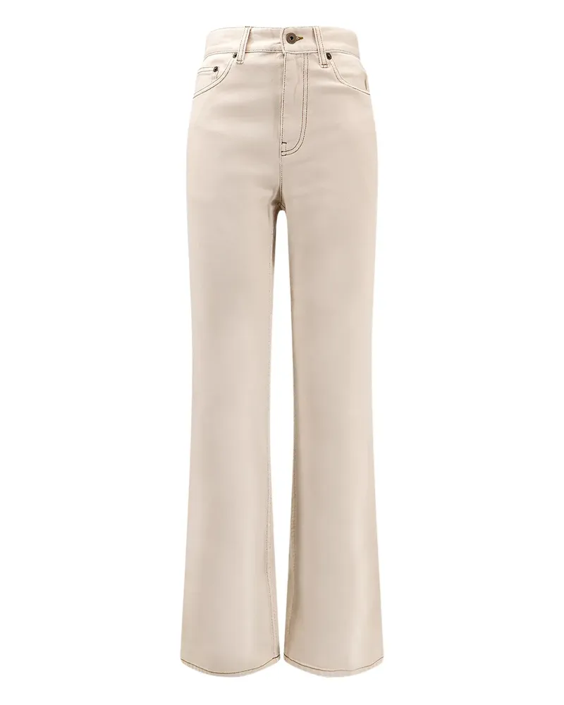 Burberry belt-loop seam jeans - Nude Nude
