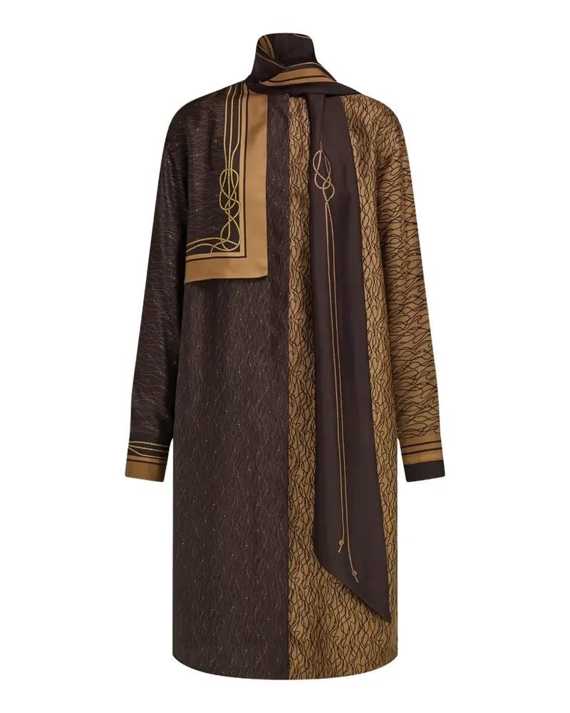Ferragamo Seidenbluse - Braun Braun