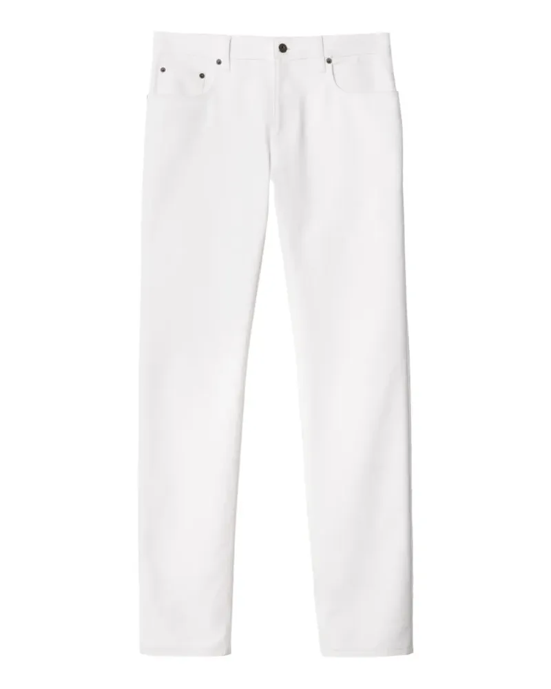 Burberry Schmale Jeans - Weiß Weiß