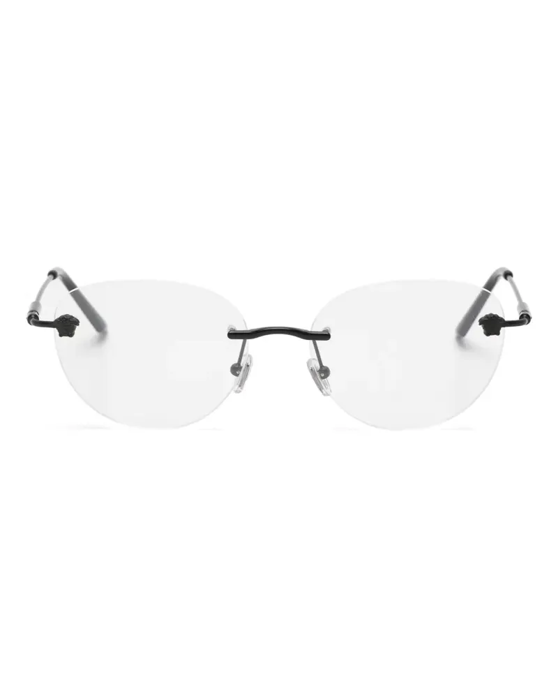 Versace Rahmenlose Medusa Brille - Schwarz Schwarz
