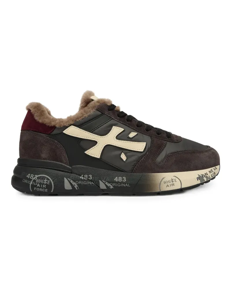 Premiata Mick Sneakers mit Shearling - Braun Braun