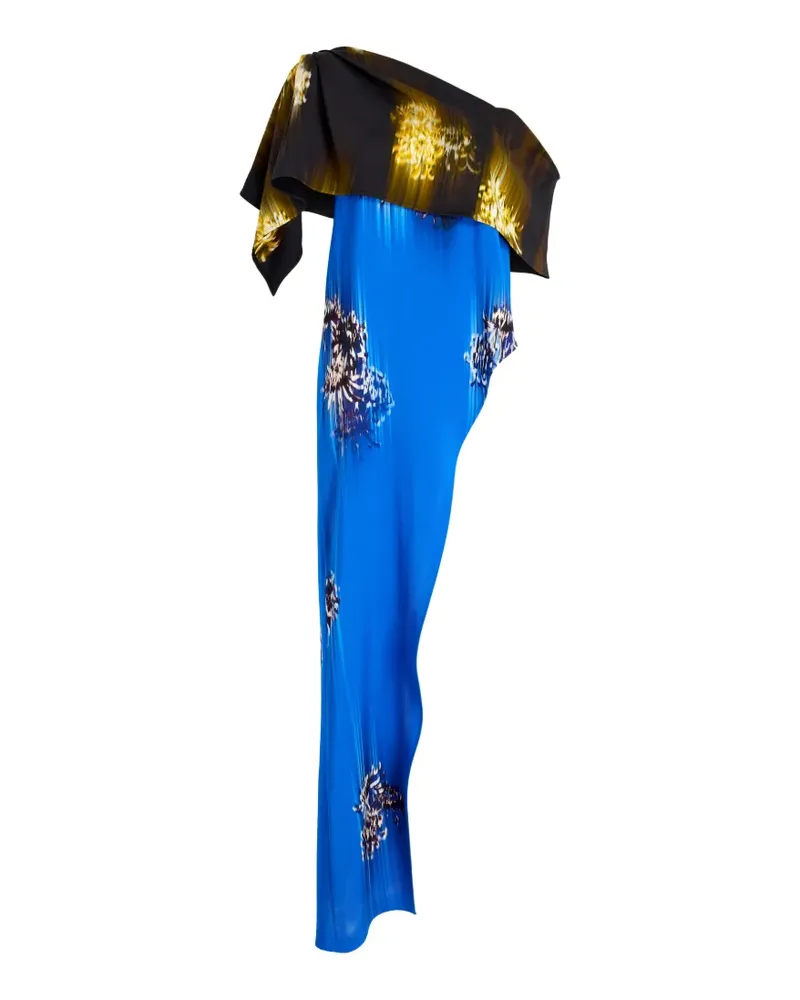 Proenza Schouler Haya Oberteil mit Print - Blau Blau