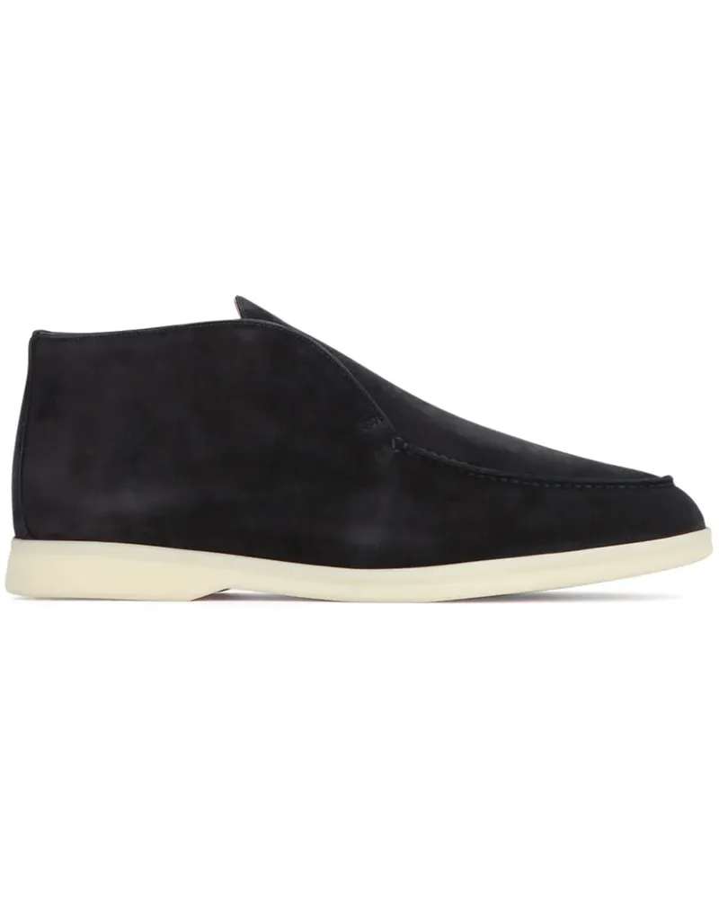 Loro Piana Open Walk Stiefel - Schwarz Schwarz
