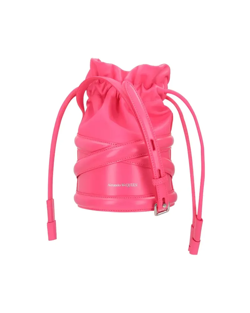 Alexander McQueen The Soft Curve Beuteltasche - Rosa Rosa