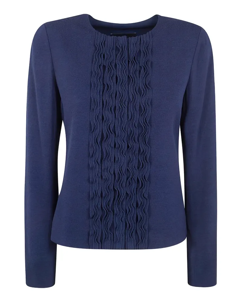Emporio Armani Jacke mit Rüschen - Blau Blau