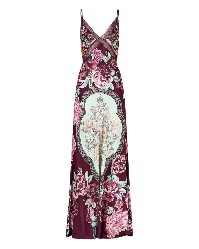 Camilla lace V-neck maxi dress - Violett Violett