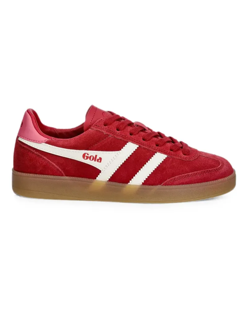 Gola Viper logo-patch suede sneakers - Rot Rot