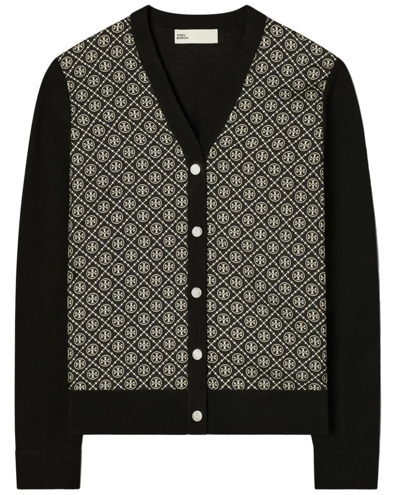 Tory Burch Cardigan aus Seide - Schwarz Schwarz