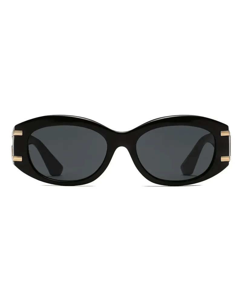 Dolce & Gabbana DG Griffe Sonnenbrille - Schwarz Schwarz