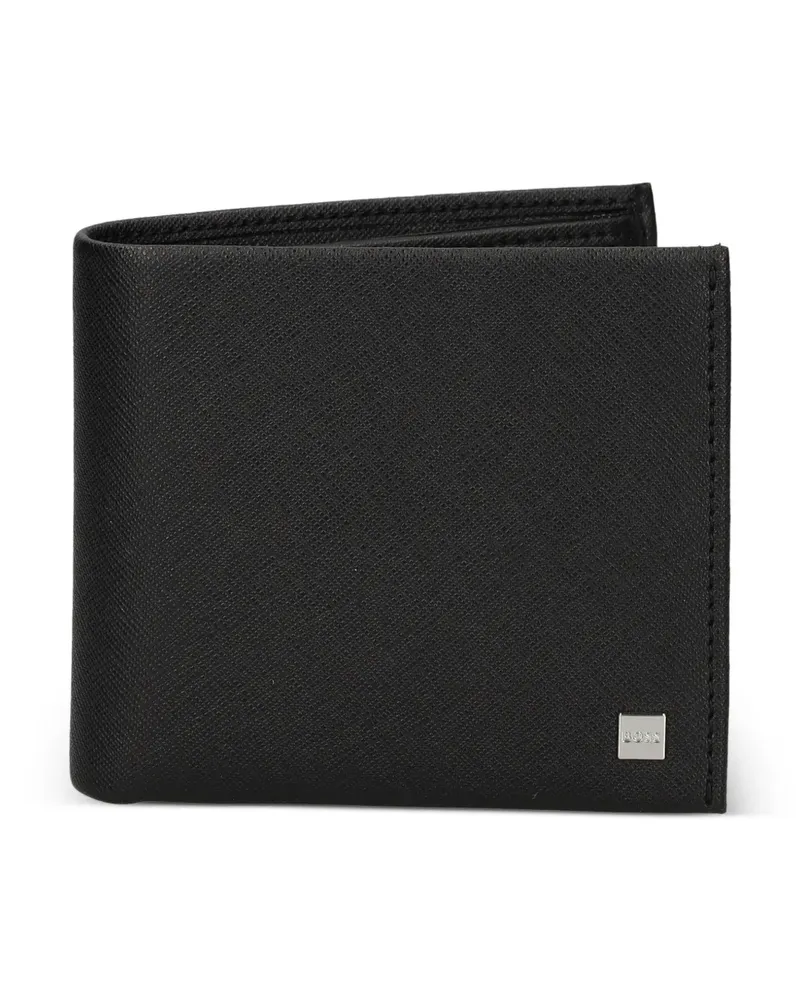HUGO BOSS Portemonnaie mit Logo-Schild - Schwarz Schwarz