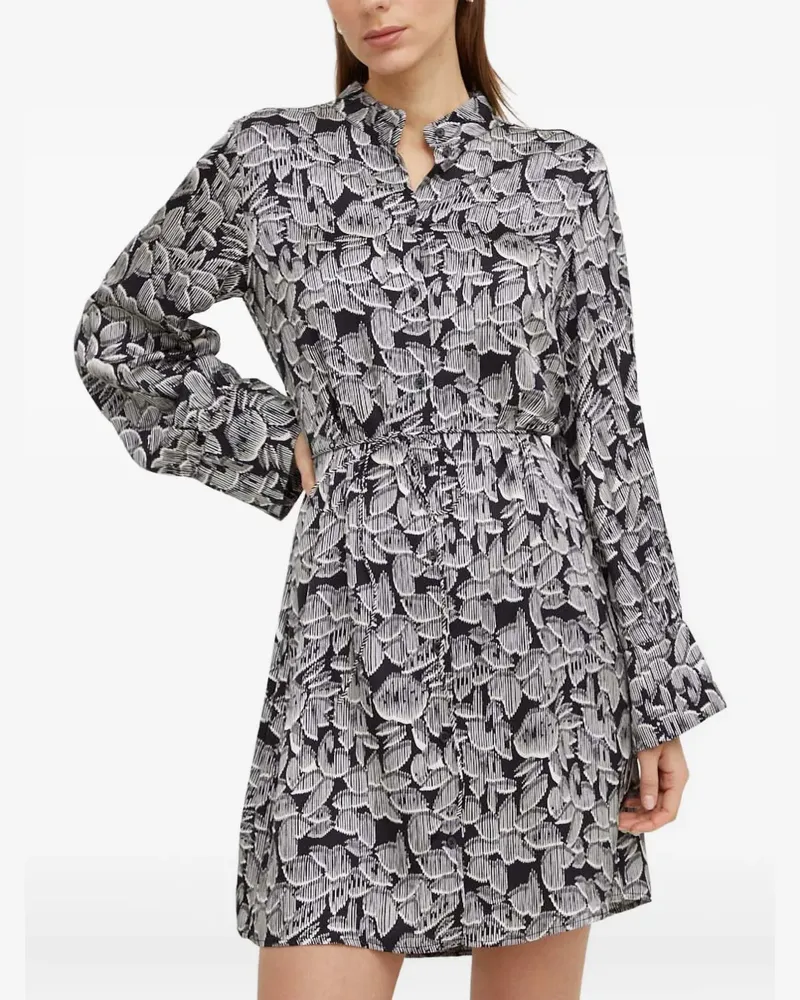 Marc O'Polo Hemdkleid mit abstraktem Print - Grau Grau