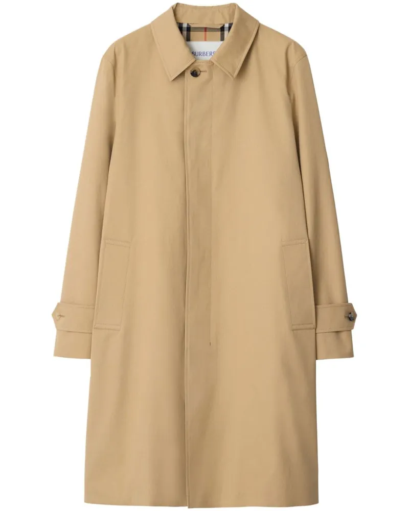 Burberry Wasserdichter Mantel - Nude Nude