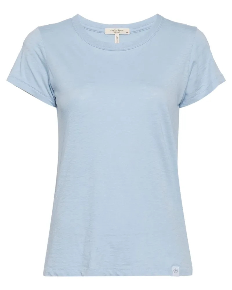 Rag & Bone T-Shirt aus Bio-Baumwolle - Blau Blau
