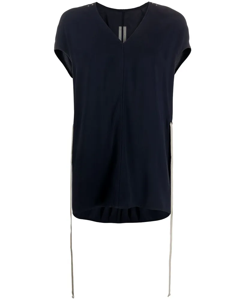 Rick Owens Tunika mit geraffter Taille - Blau Blau