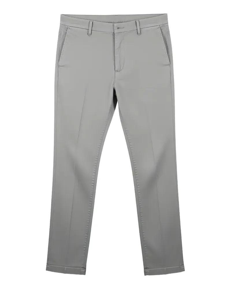 Tombolini pressed-crease chinos - Grau Grau