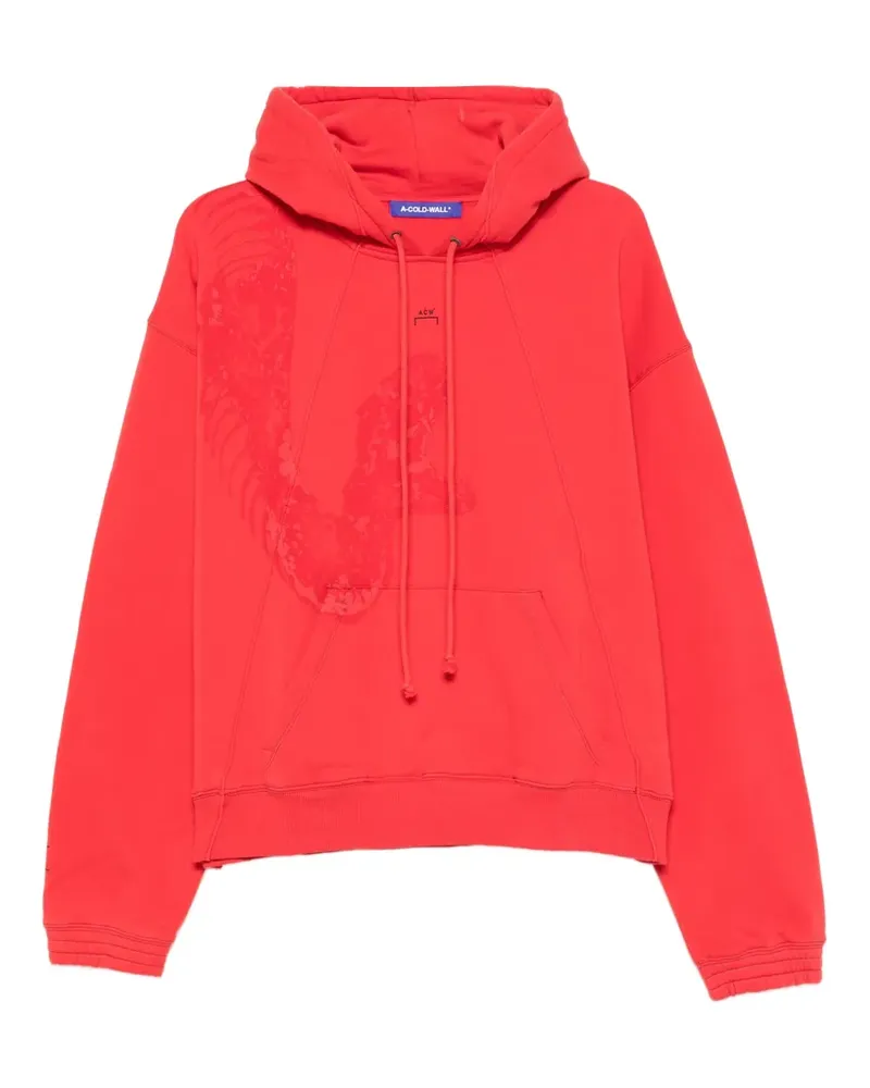 ACW* Hoodie mit grafischem Print - Rot Rot
