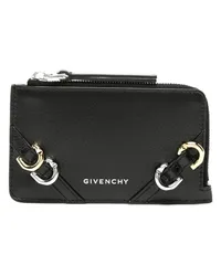 Givenchy Kartenetui mit Logo-Stempel Schwarz