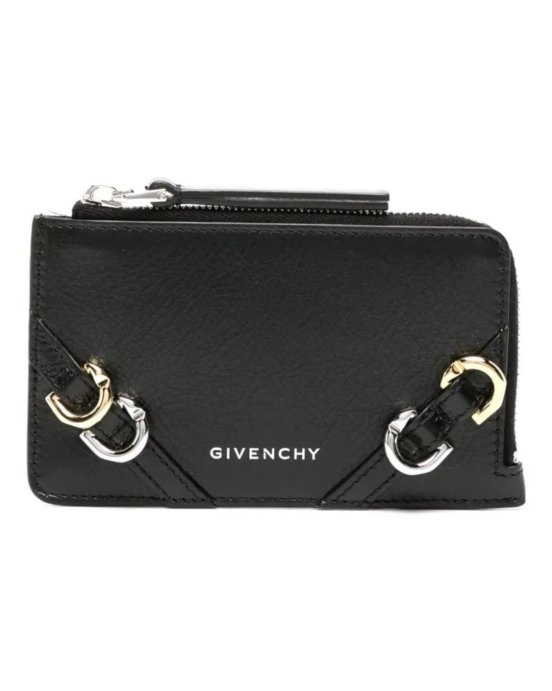 Givenchy Kartenetui mit Logo-Stempel - Schwarz Schwarz