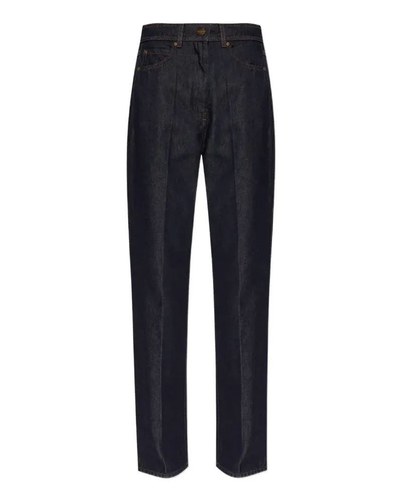 Max Mara Abbono pressed-crease jeans - Blau Blau