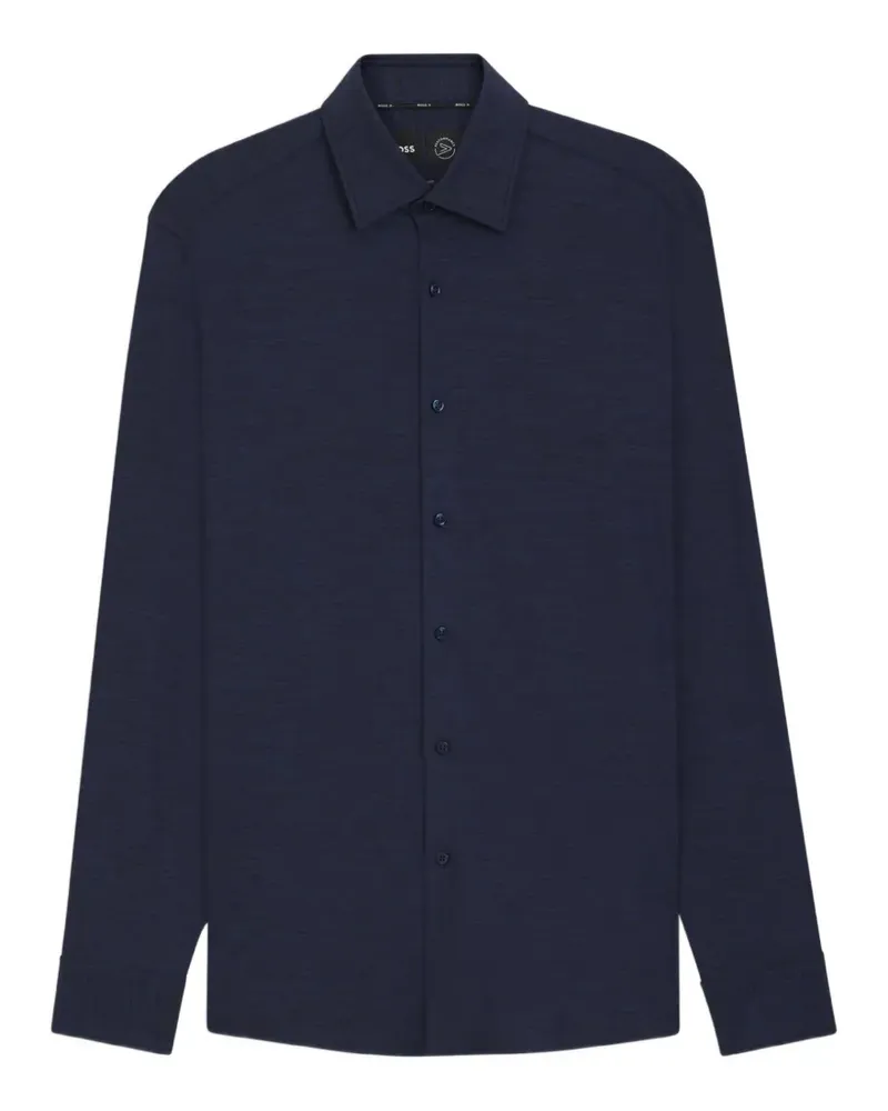 HUGO BOSS Langärmeliges Hemd - Blau Blau