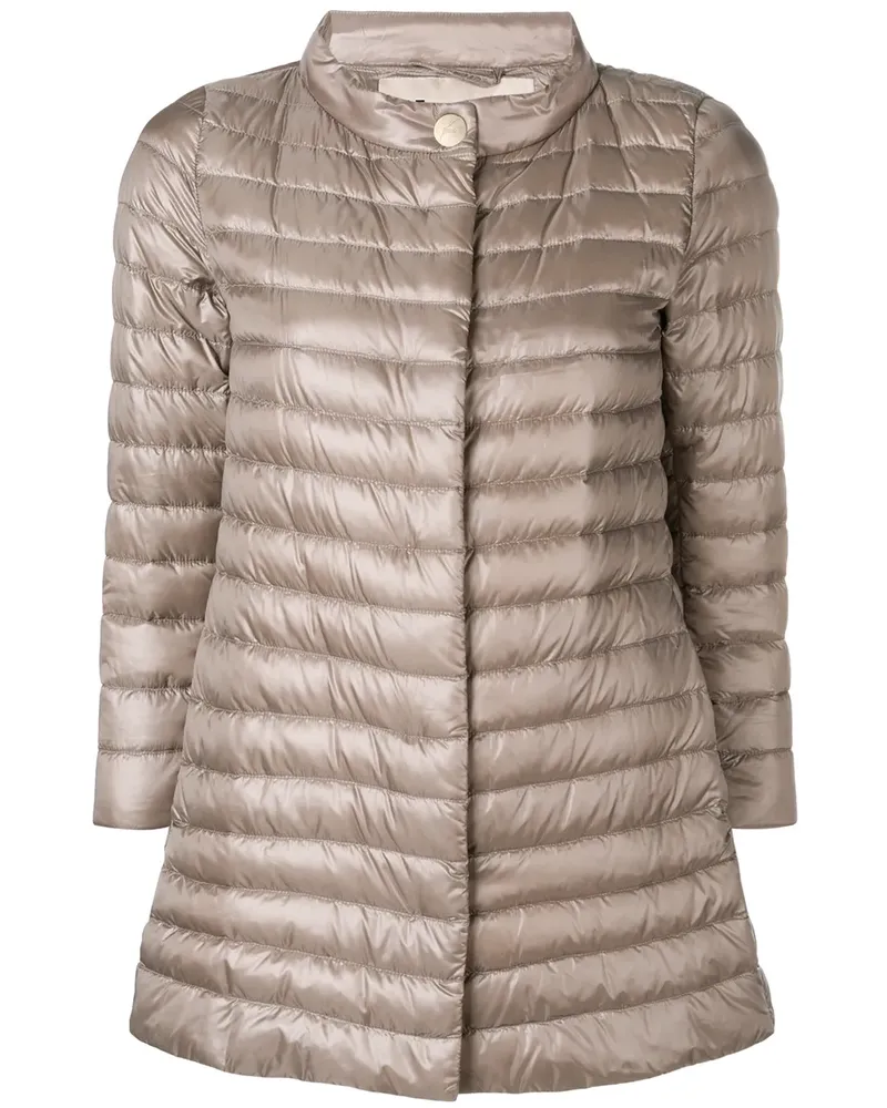 Herno Kurzer Daunenmantel - Grau Grau