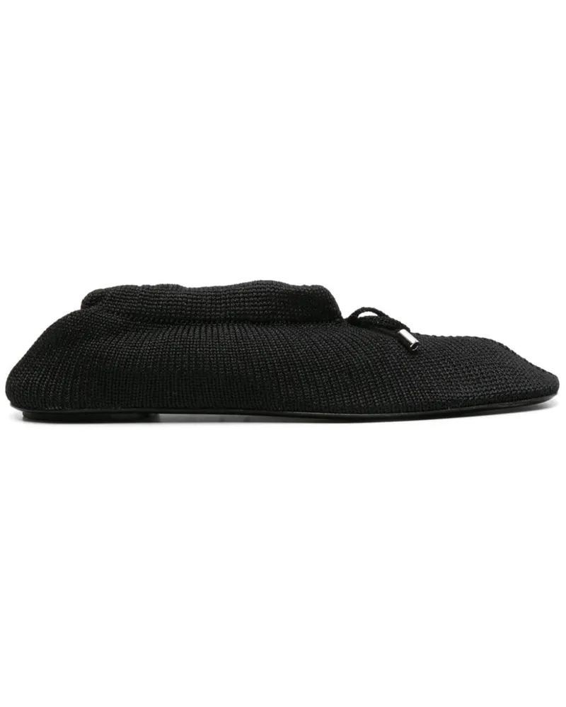 Totême The Knitted Ballerinas - Schwarz Schwarz
