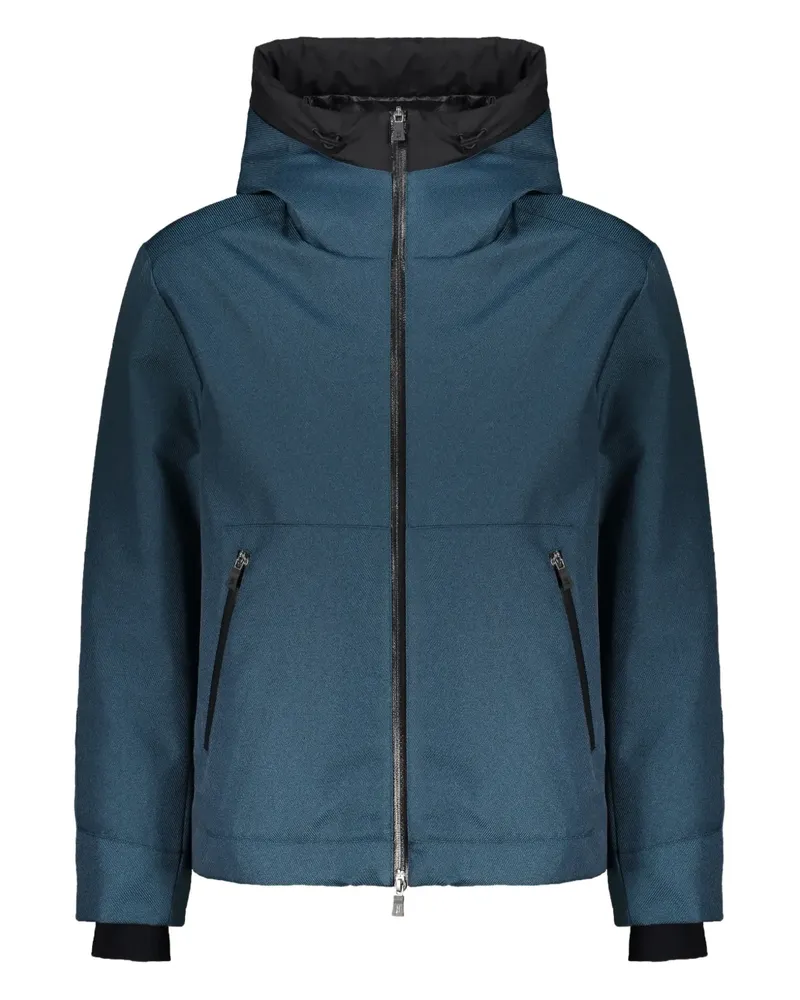 Herno Kapuzenjacke mit Reißverschluss - Blau Blau